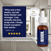 NUVION™ Restore+ Peptide Hair Growth Serum For Men Struggling With Hair Loss & Thinning